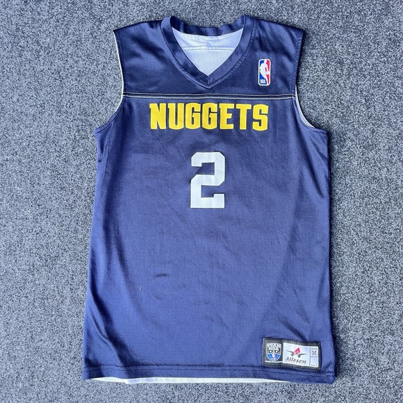 Alleson Athletic Other - Youth NBA Alleson Athletic Denver Nuggets #2 Navy Reversible Mesh Jersey Size M